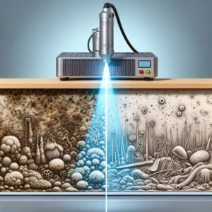 Laser cleaning: A solution for removing mold and mildew from surfaces.