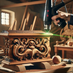 Die Verwendung von Lasern zur Entfernung von Schmutz und Verfärbungen auf Holzobjekten von Antiquitäten